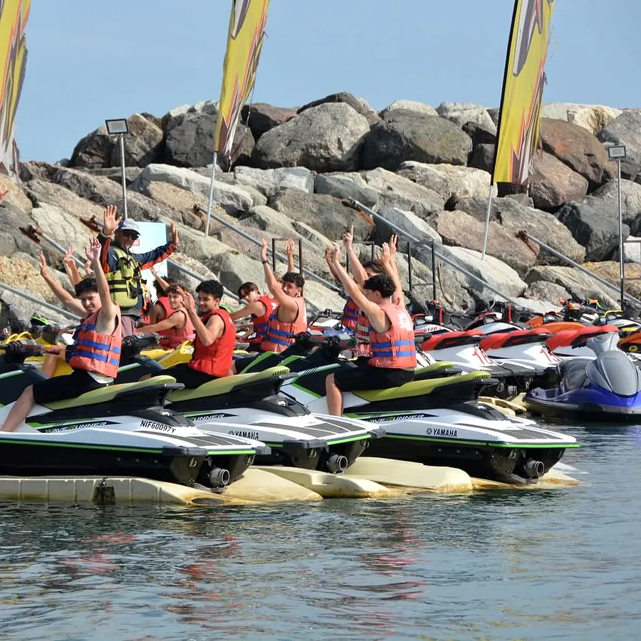 Sortie de groupe en jet ski